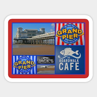 Grand Pier Collage Sticker